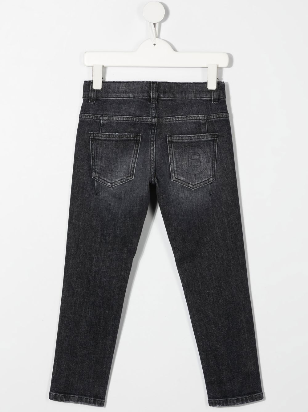 Balmain - Distressed Denim Jeans - Blue Balmain