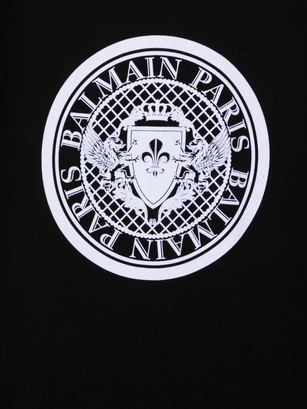 Balmain circle discount logo t shirt