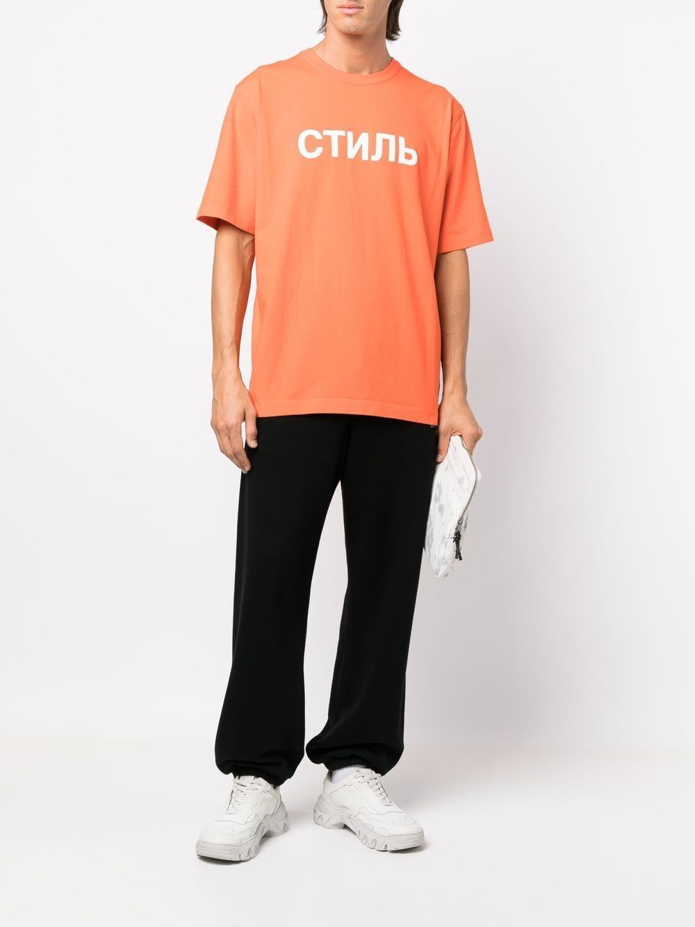 heron preston logo t shirt