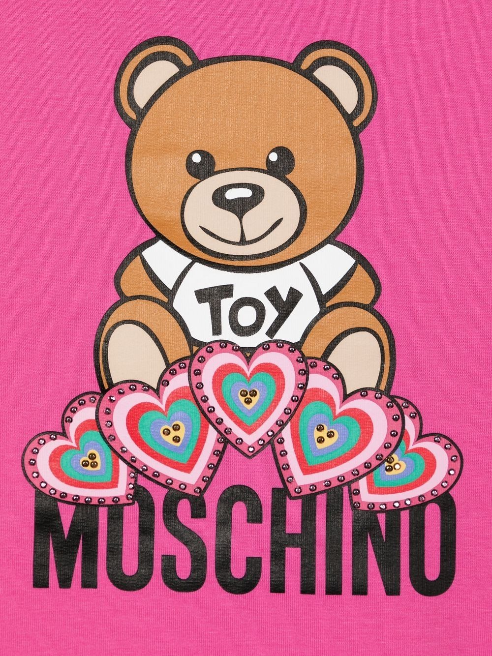 Moschino Kids Teddy Bear-print tracksuit - Purple