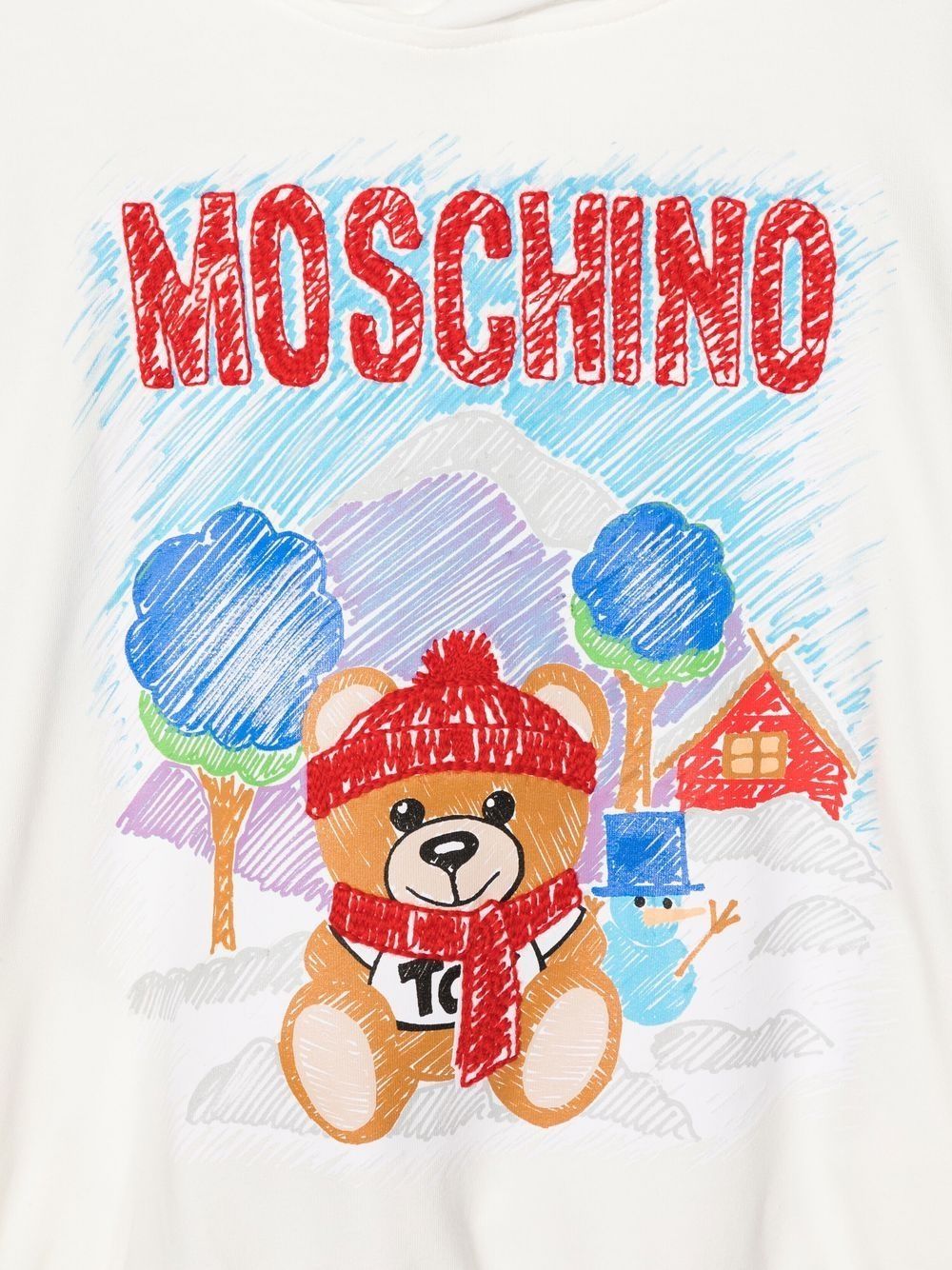 Teddy Bear motif sweatshirt, Moschino