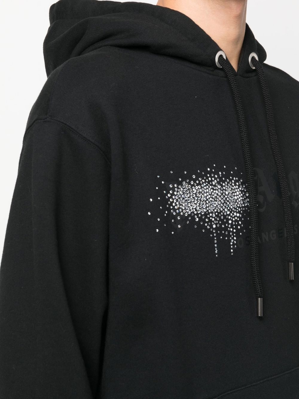 Palm Angels Star-patch Cotton Hoodie Pullover Hoodie / Oversized Hoodies /  Unisex Hoodie / Embroidered Stars 