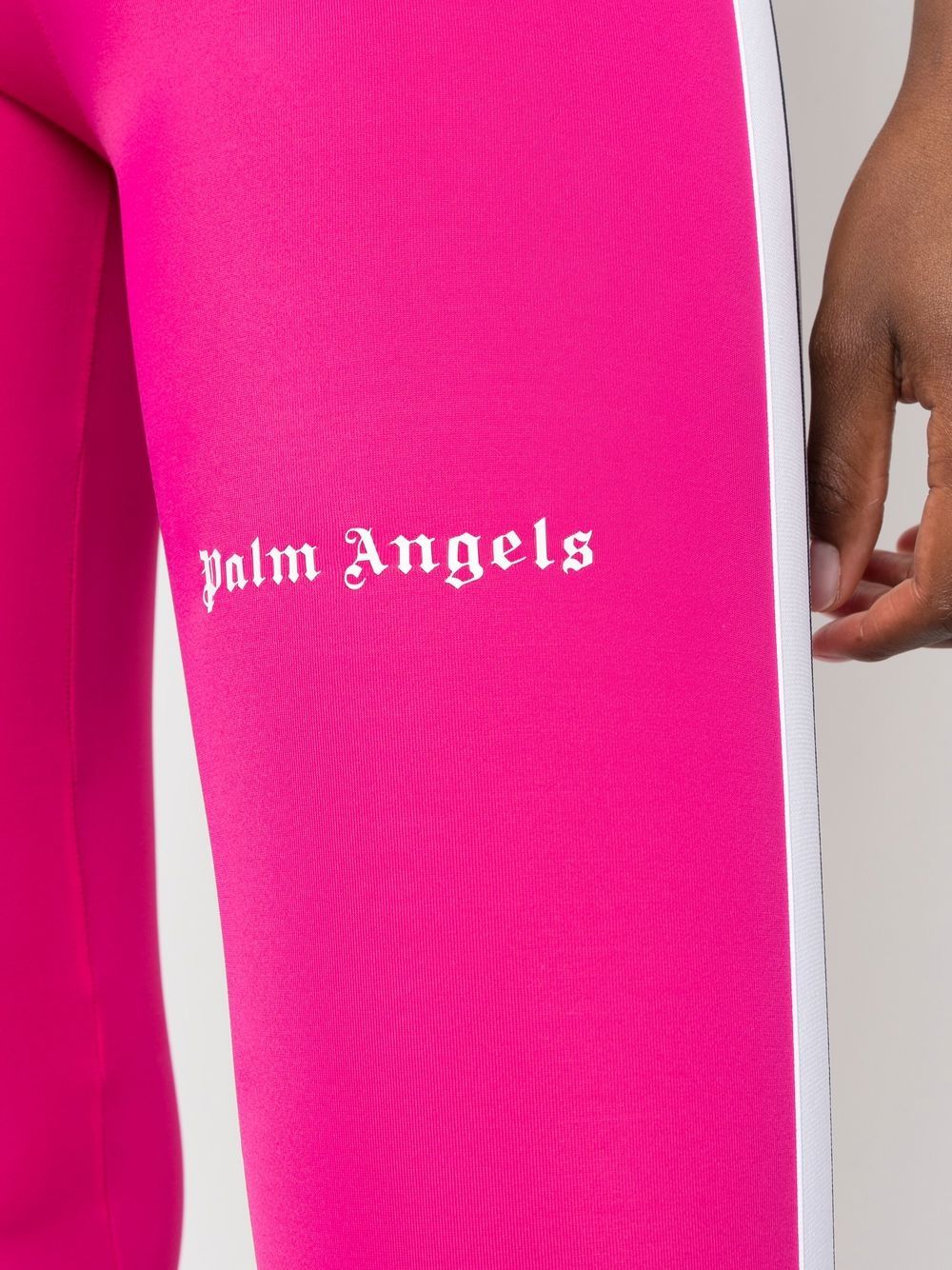 Buy Leggings Palm Angels logo track leggings (PWVG008F22FAB0013201)