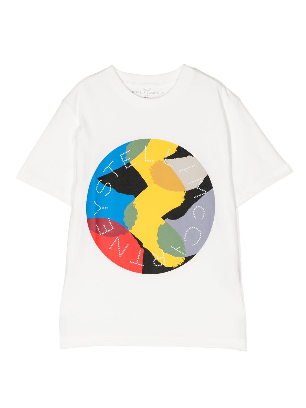 Buy T-shirts Stella McCartney Kids logo-print cotton T-shirt