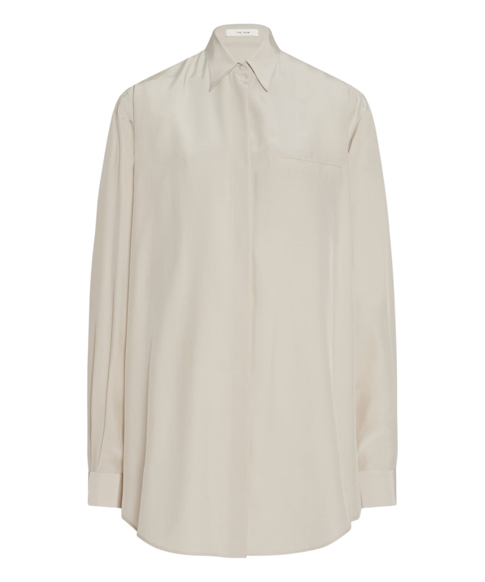 Buy Shirts The Row Eleni shirt in silk 7460 W2676 Luxury