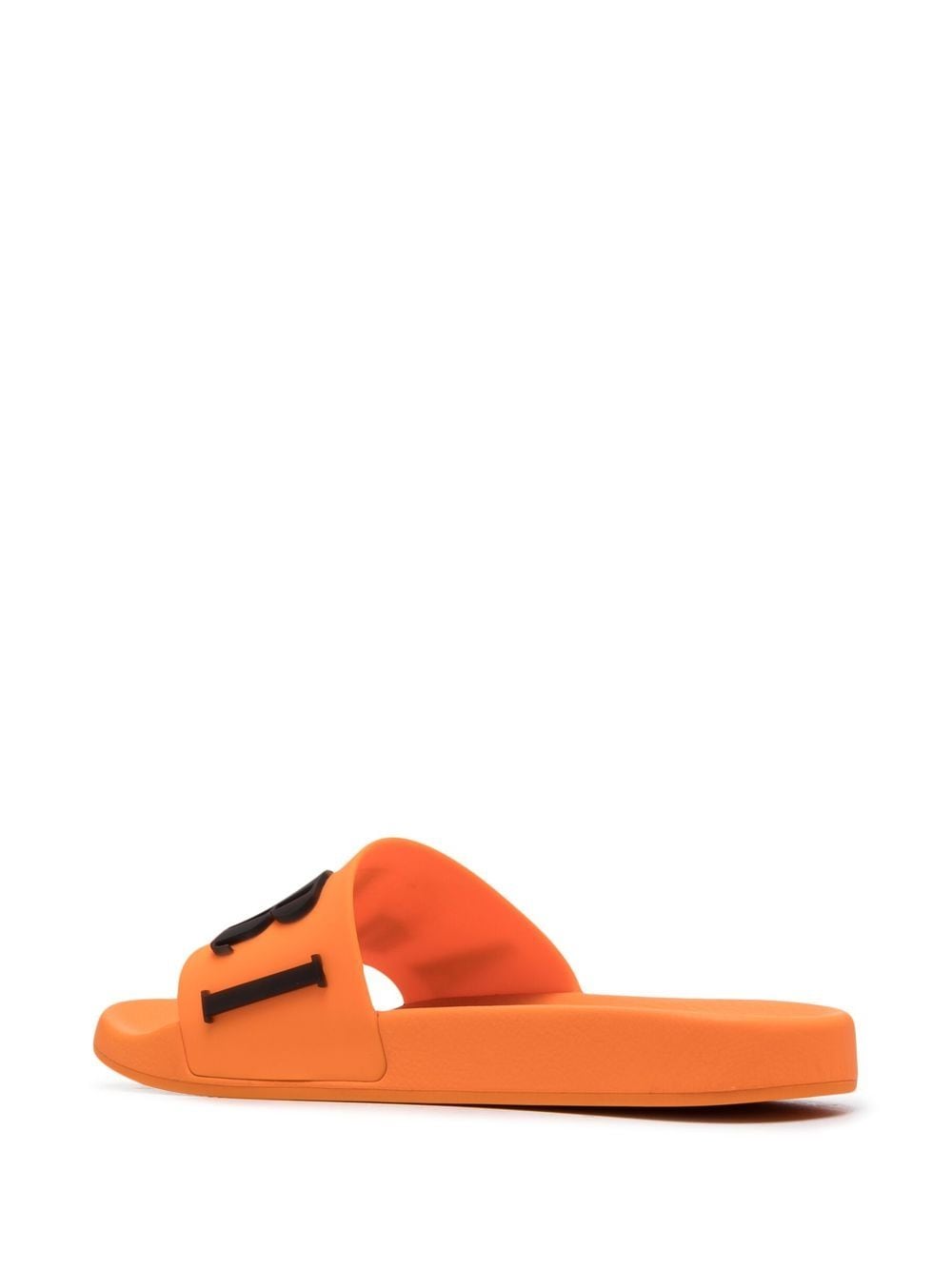 Buy Sandals Amiri logo-embossed slides orange amiri (PF22MFF001