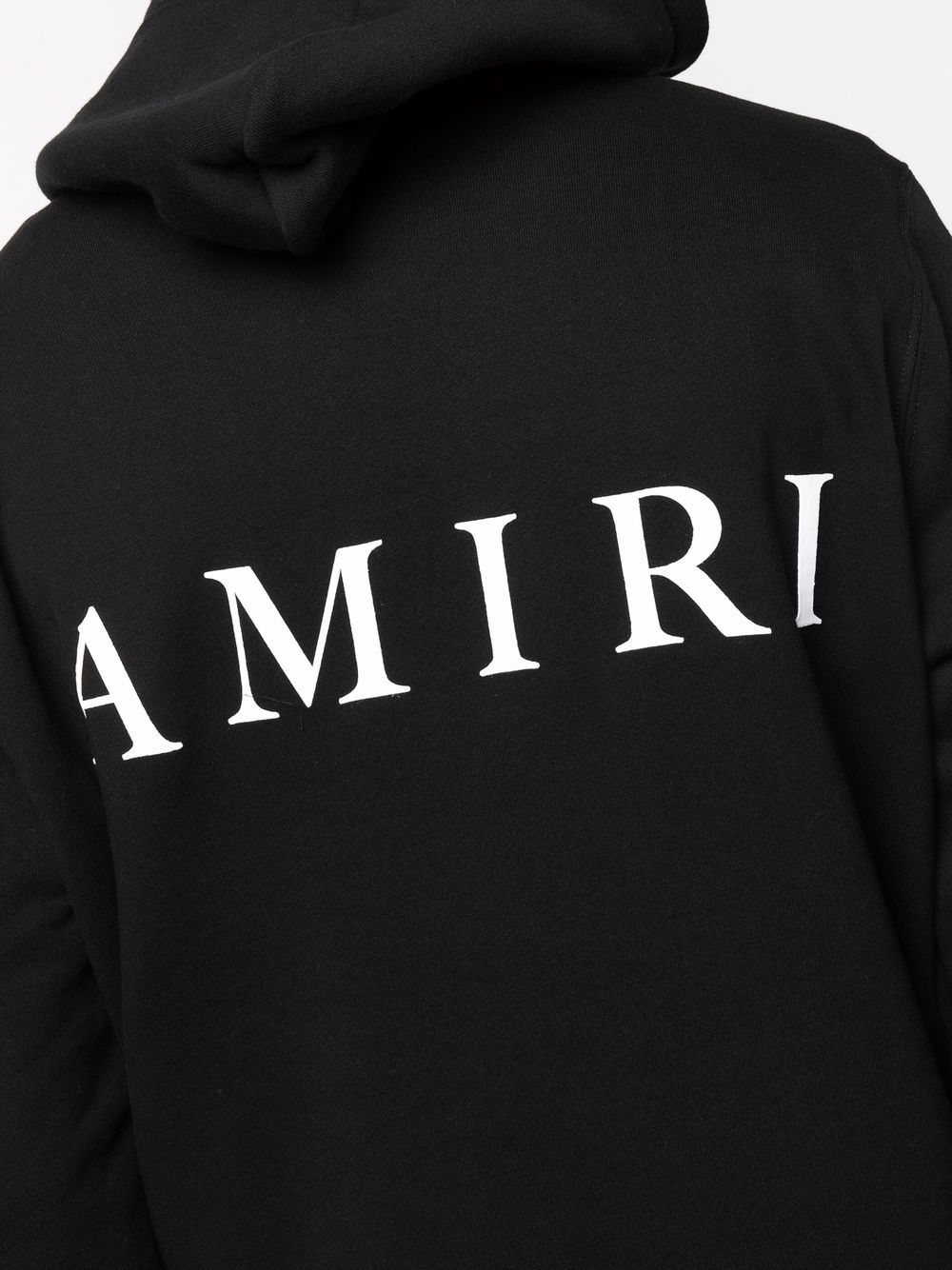 Am-iri Black Logo Print Imported Hoodie – LUXIFY STORE