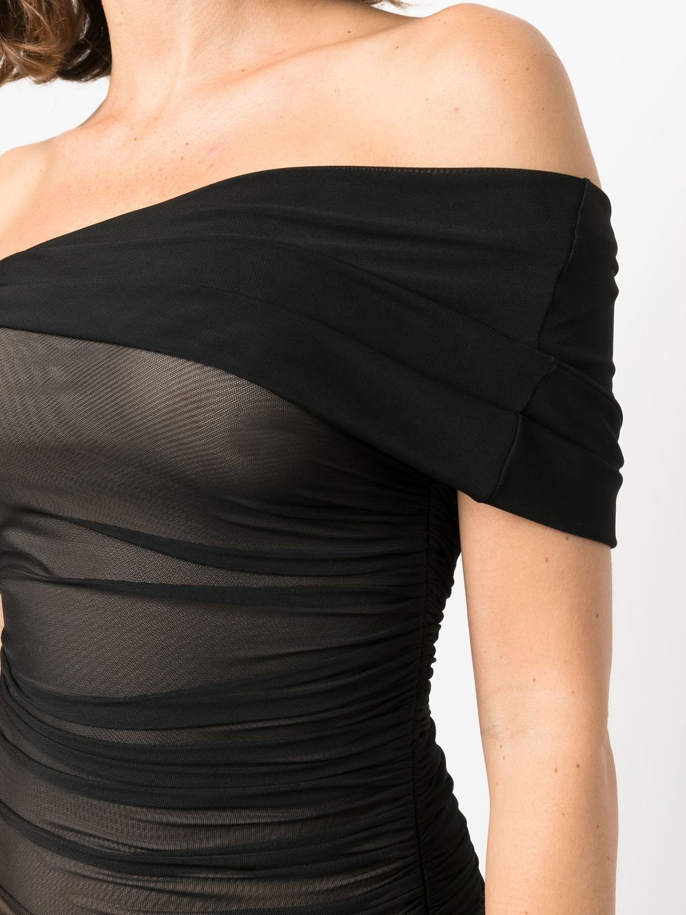 Buy Dresses Mugler gradient one-shoulder dress (22S1RO1442585 