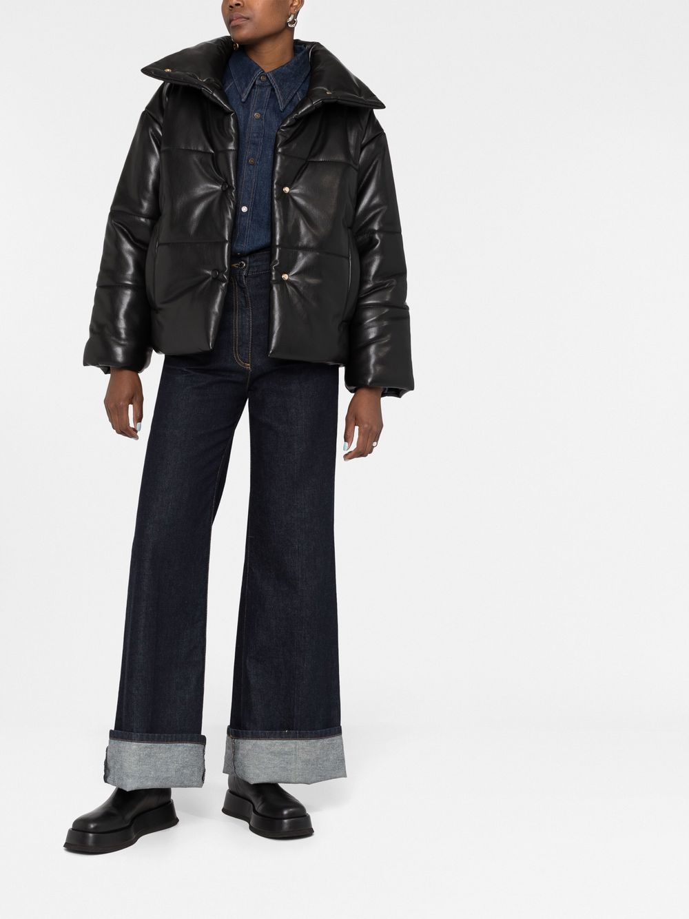 Buy Coats and jackets Nanushka Hide padded short faux-leather