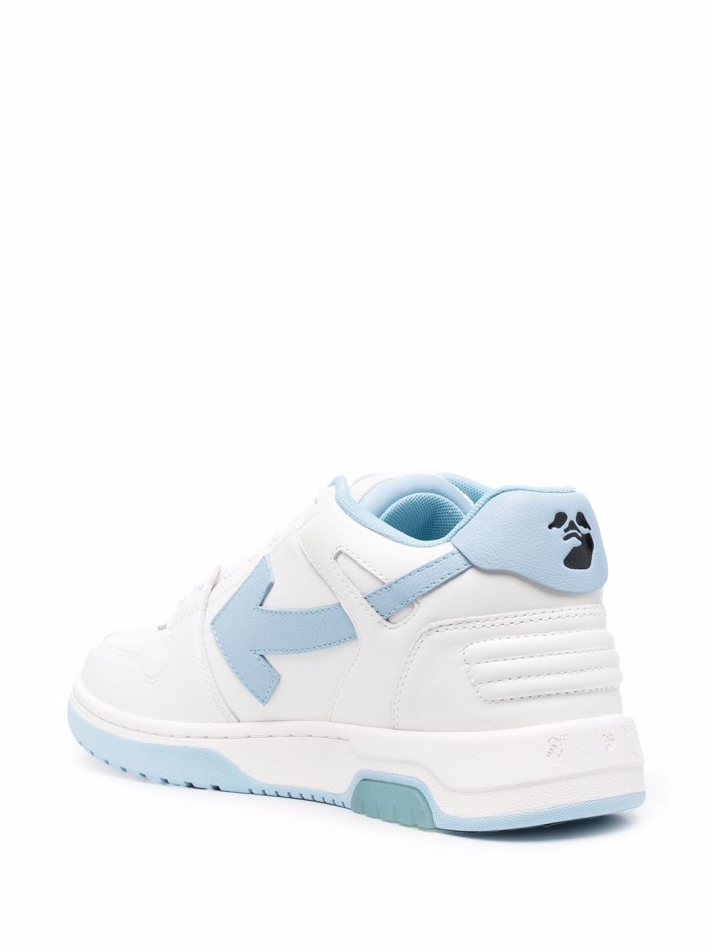 Off-White Out Of Office Ooo Calf Leather White Light Blue