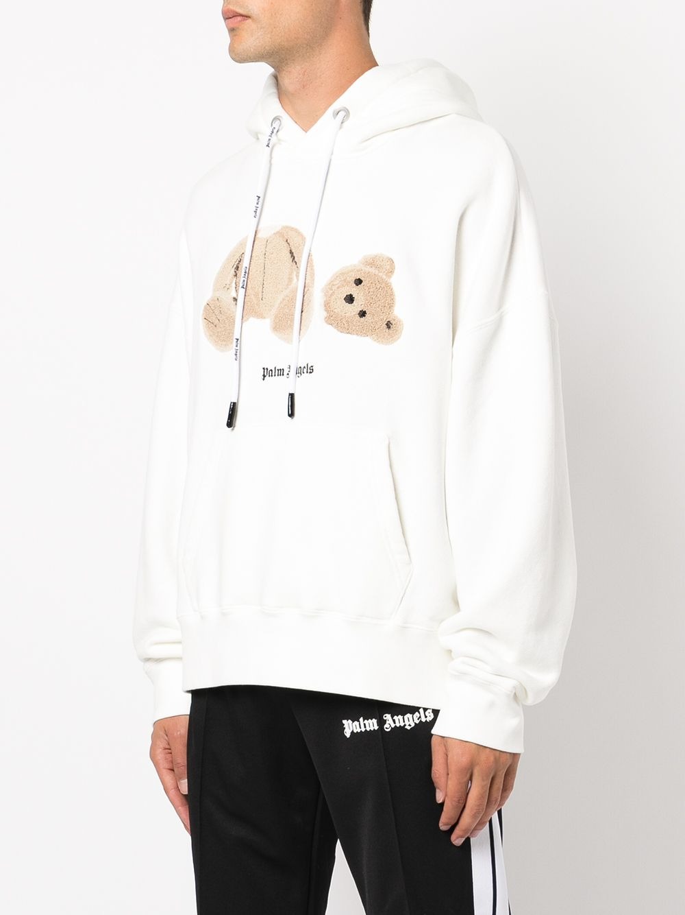 Buy Hoodies and sweatshirts Palm Angels bear-print hoodie