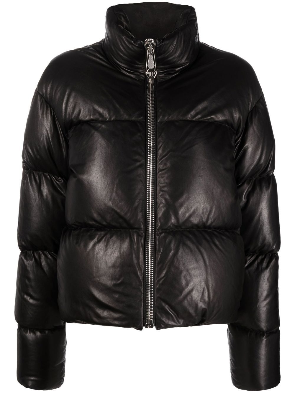 Leather PufferJacket  Philipp Plein Outlet