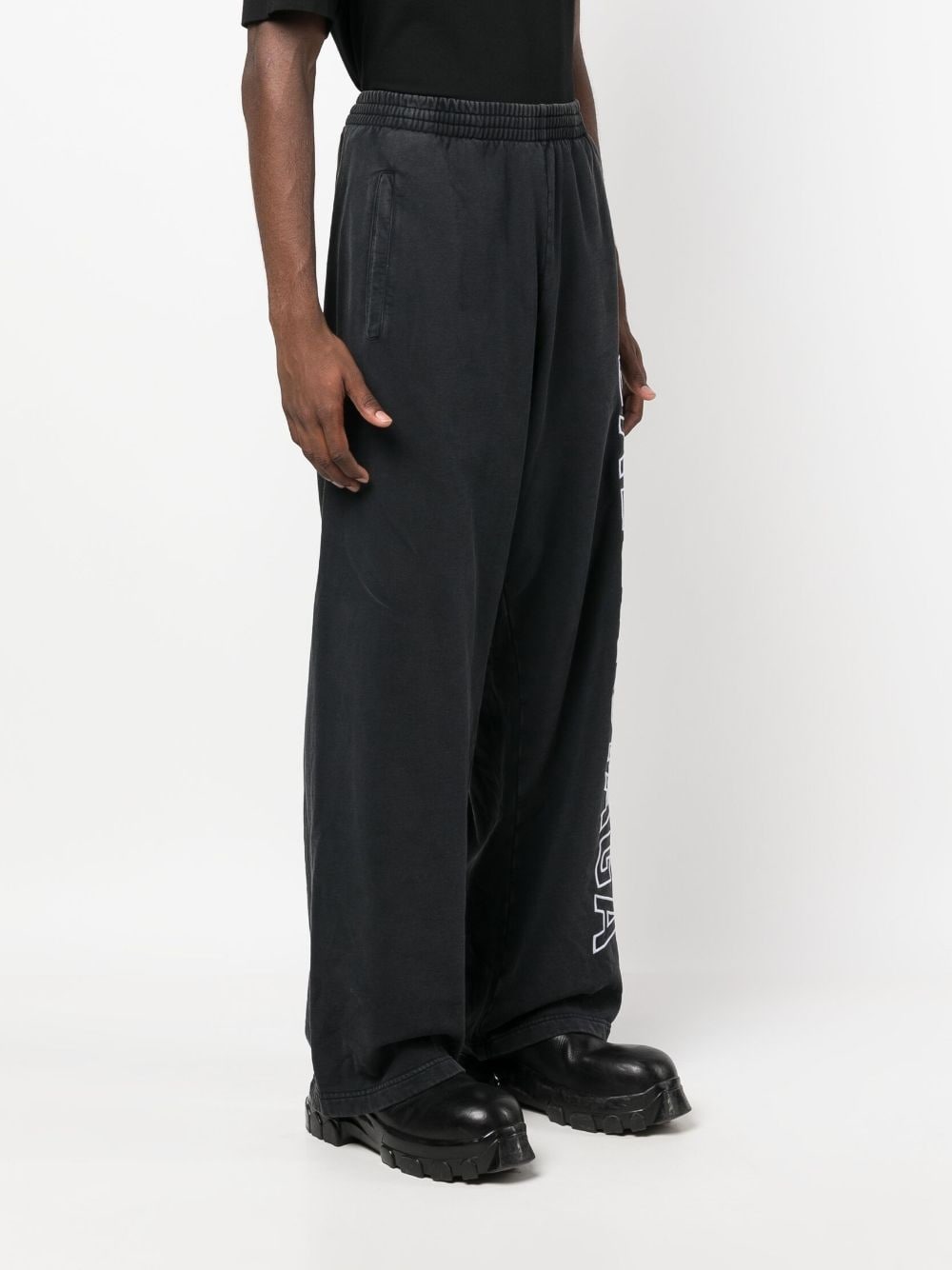 Buy Fred Perry Men Black All-Over Printed Track Pants Online - 763468 | The  Collective