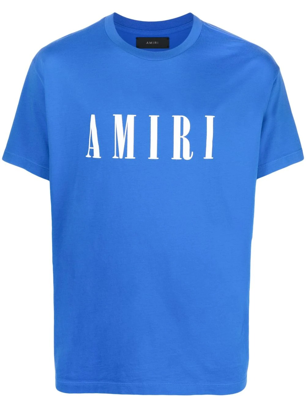 Amiri Bar Logo-print Cotton T-shirt, Blue, S