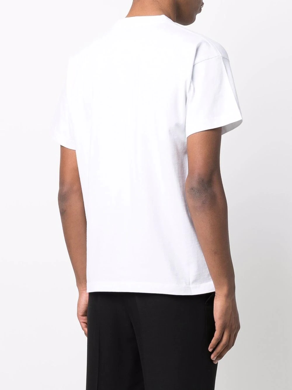 BALENCIAGA: cotton t-shirt with logo - White  Balenciaga t-shirt  612965TMVH6 online at