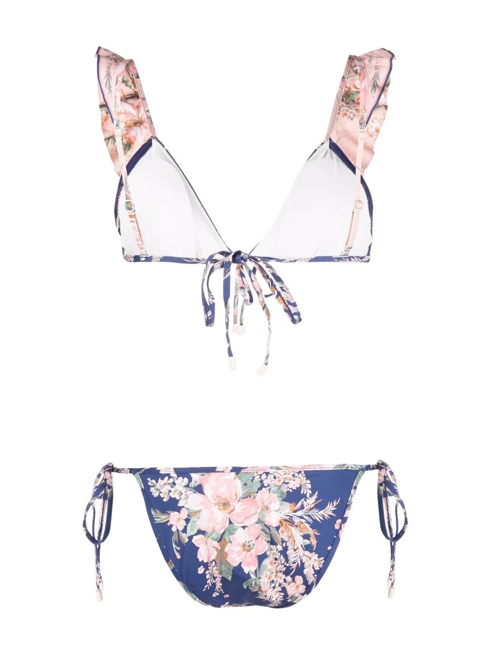 Raie floral bikini in multicoloured - Zimmermann