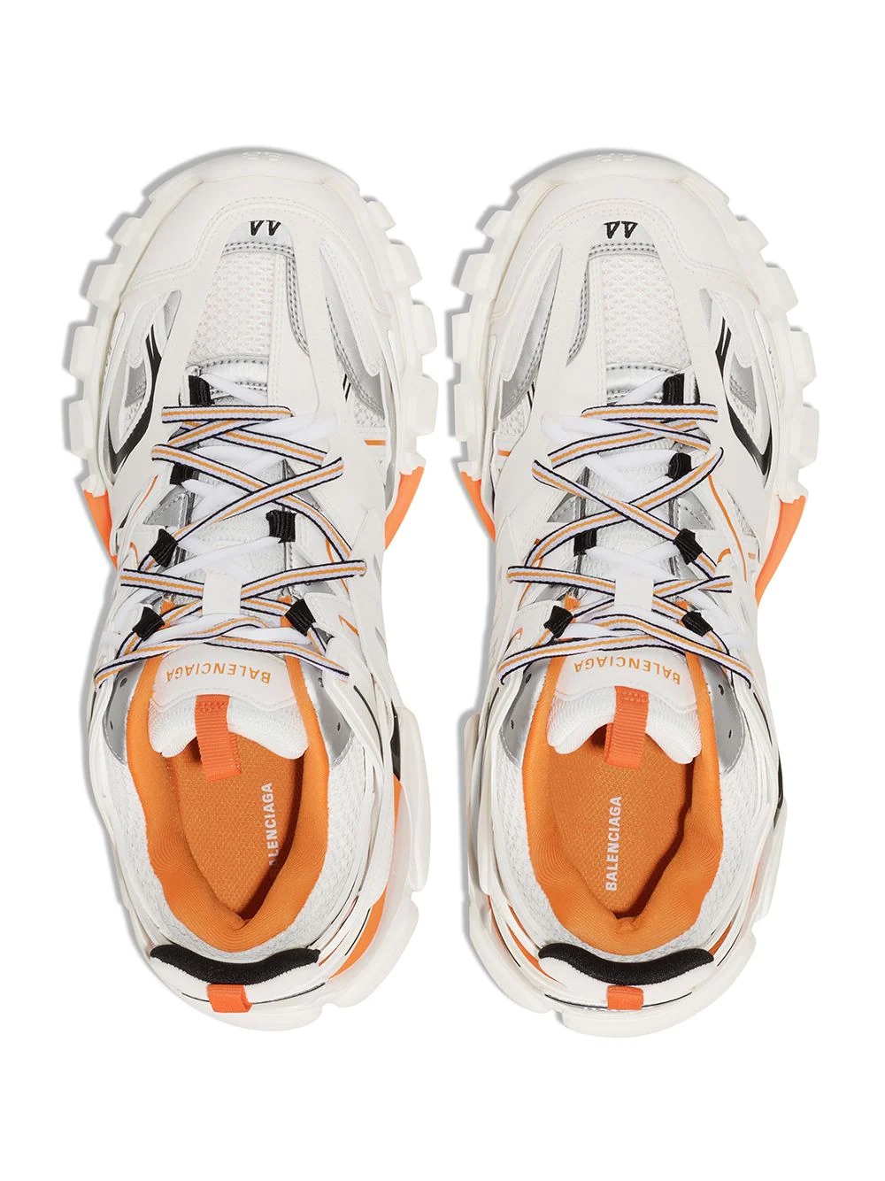 Balenciaga track best sale runner white orange