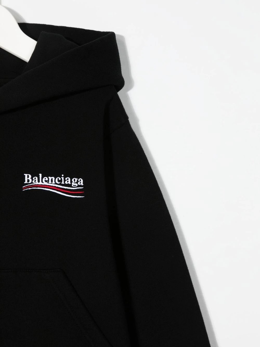 Balenciaga black campaign sale logo sweatshirt