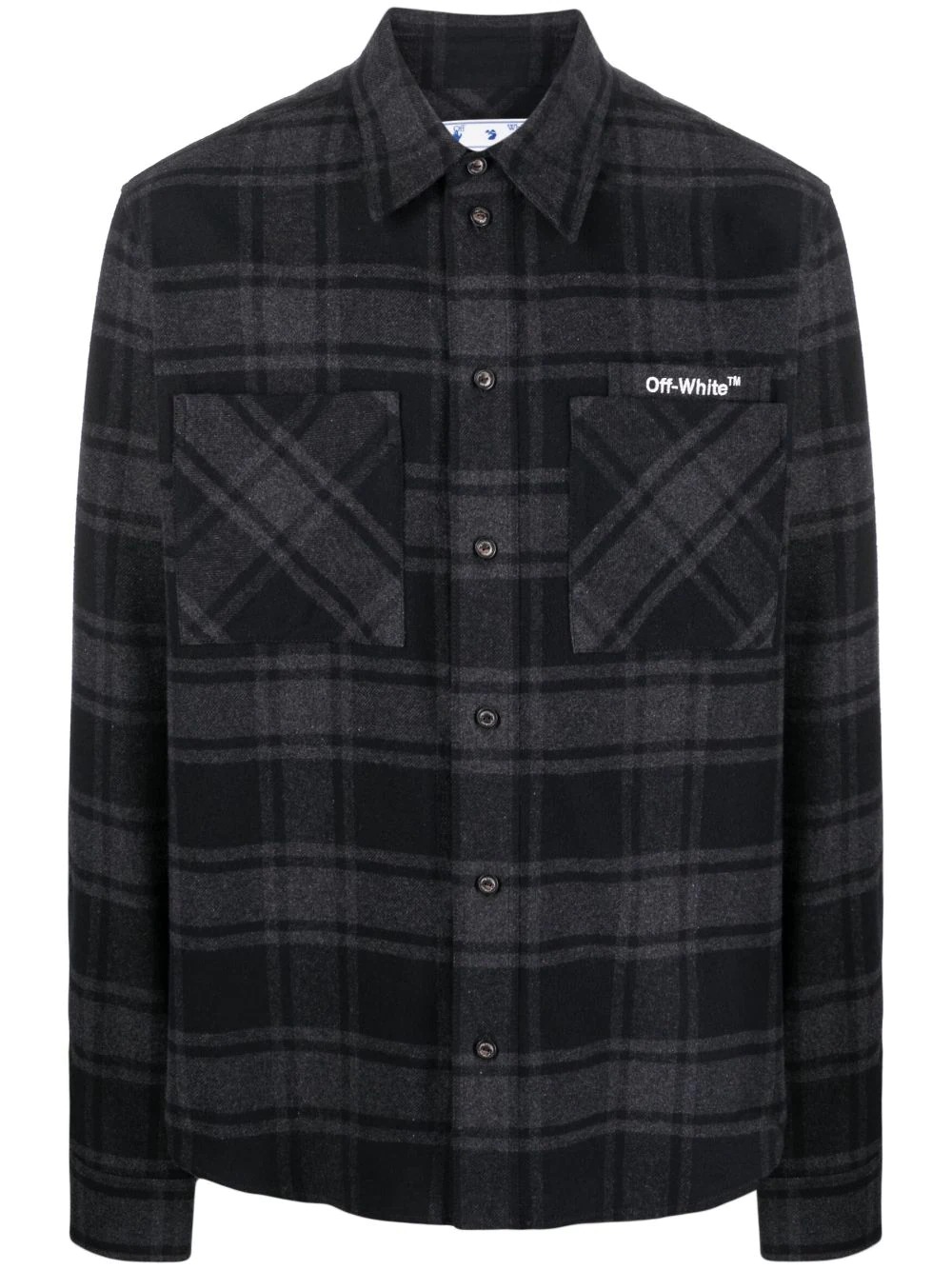 Buy Shirts Off-White Outline-Arrows flannel shirt