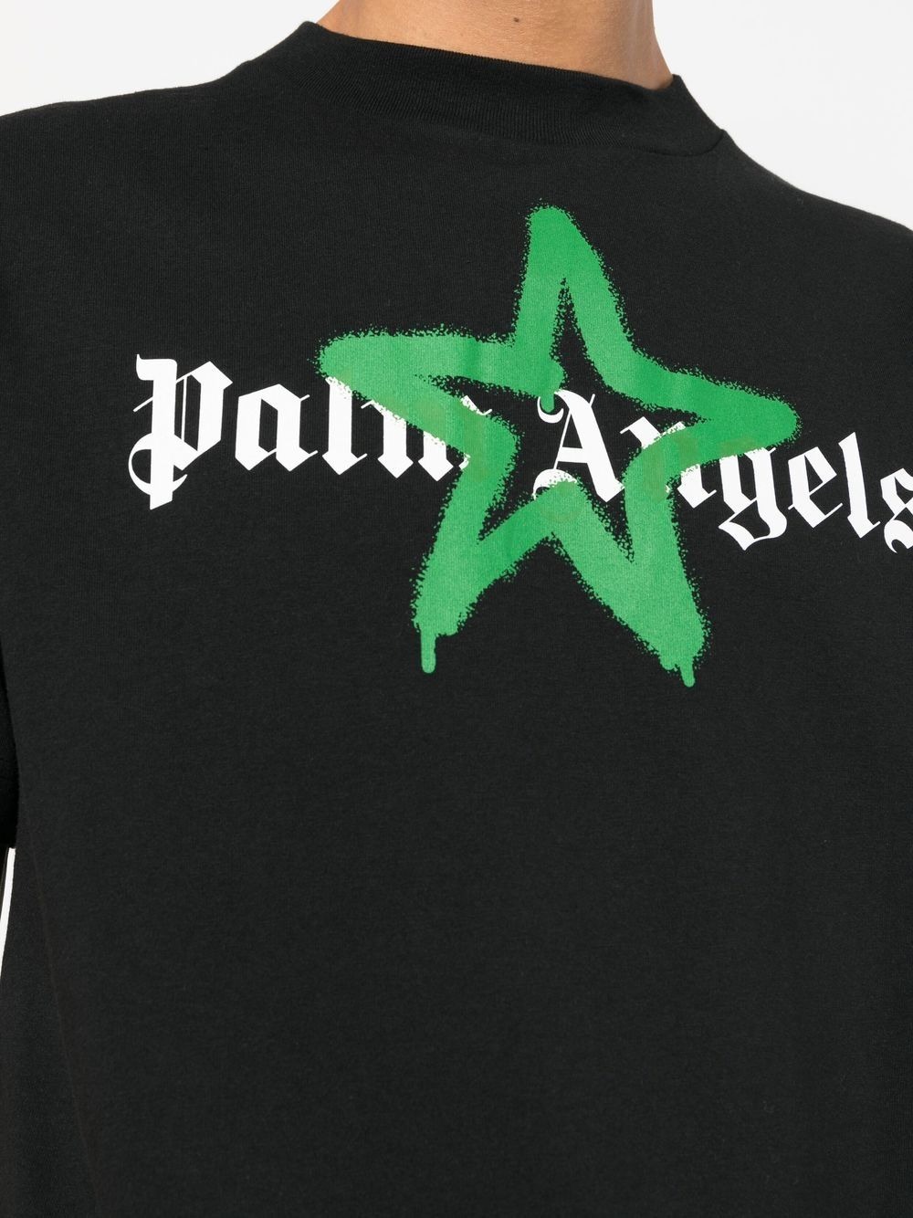 T-shirts Palm Angels - Logo-print t-shirt - PBAA002C99JER0010146