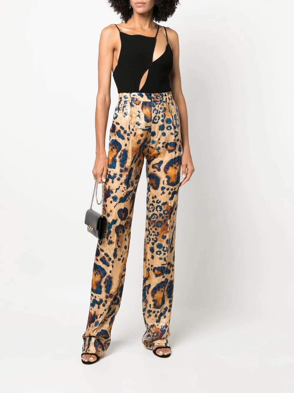 KIDS ONLY Blue Animal Print Flared Trousers | New Look