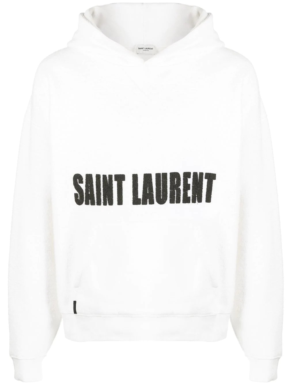 Buy Hoodies and sweatshirts Saint Laurent logo-print textured