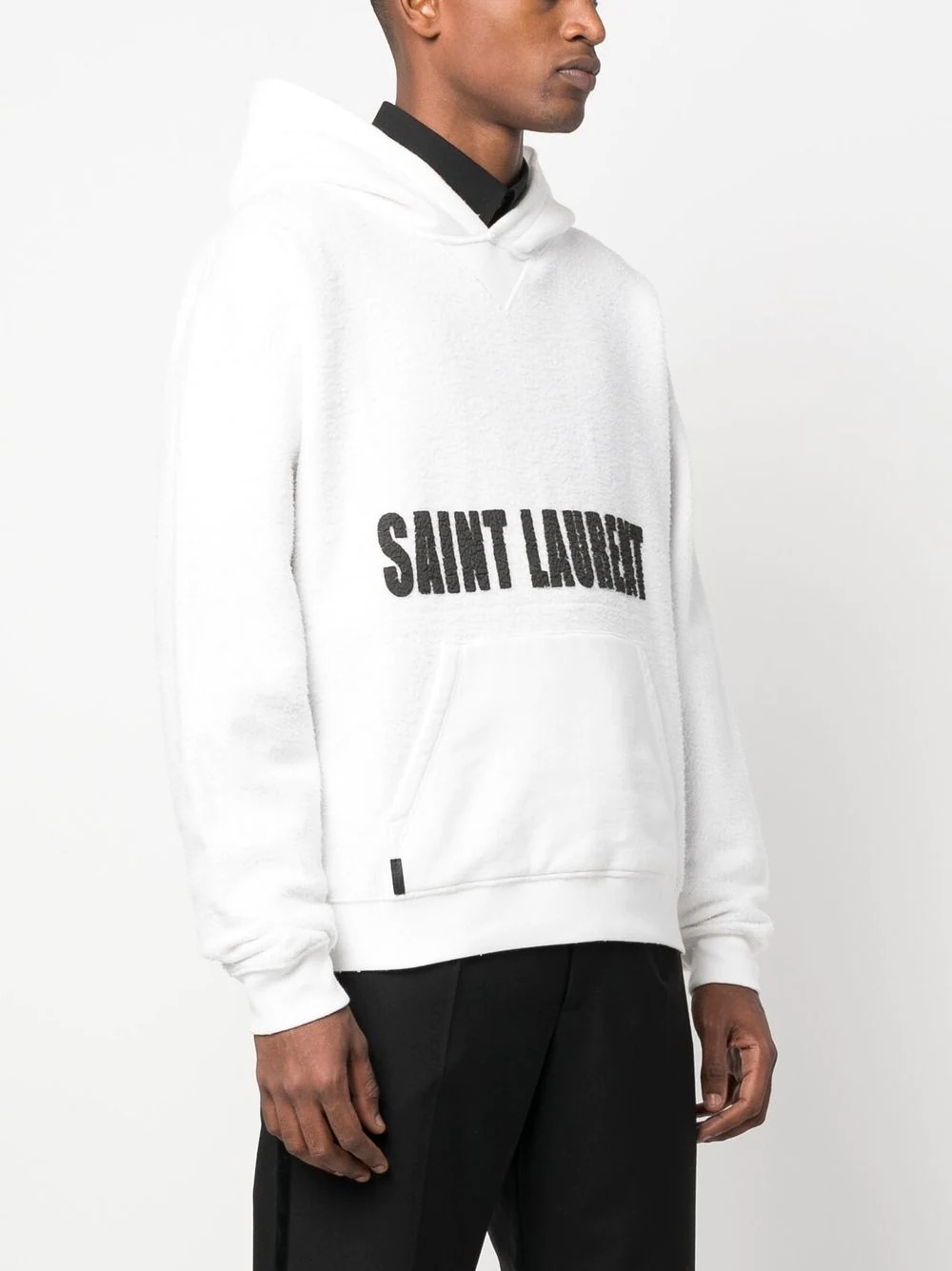 Buy Hoodies and sweatshirts Saint Laurent logo-print textured