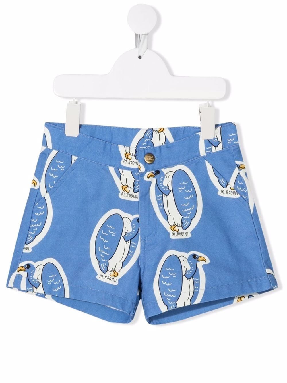 Buy Shorts Mini Rodini Blue organic cotton shorts (2223010660) | Luxury online store Boutique