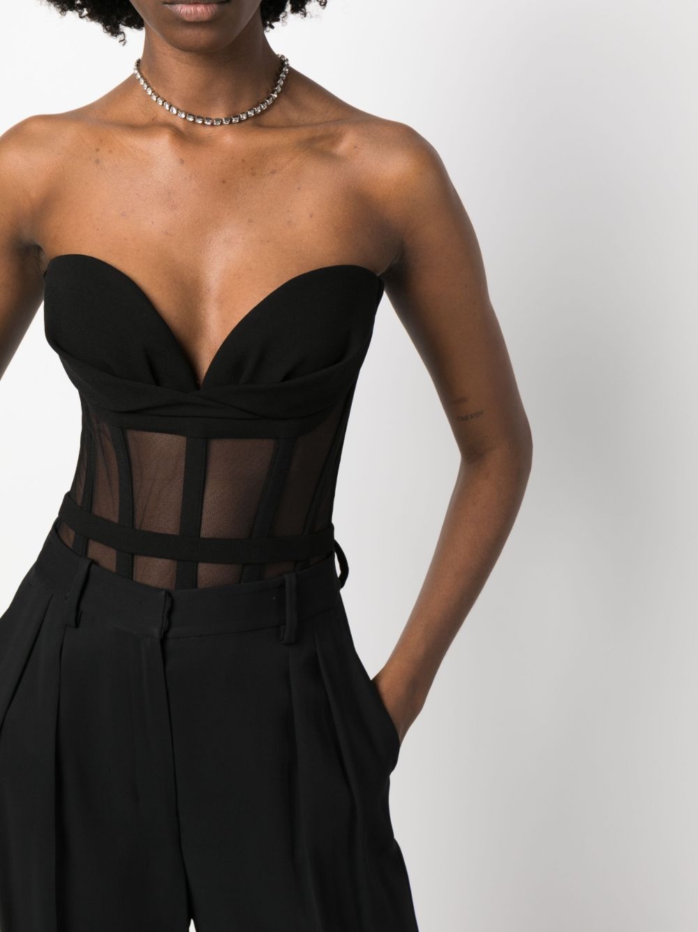 Buy Bodysuits Monot sheer-coverage strapless bodysuit (MONOT-09RS22)
