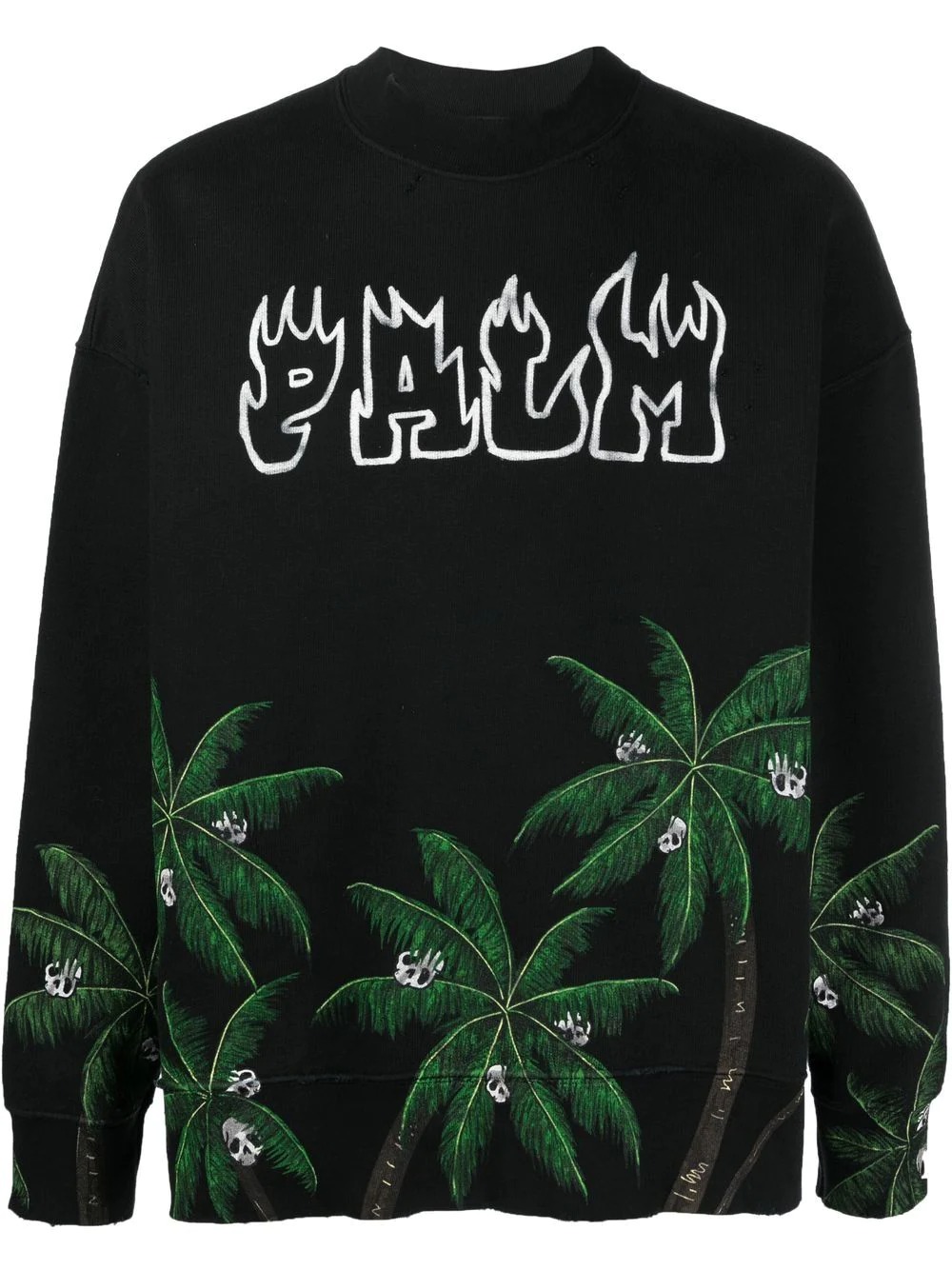 Buy Hoodies and sweatshirts Palm Angels Palm & Skull logo-print