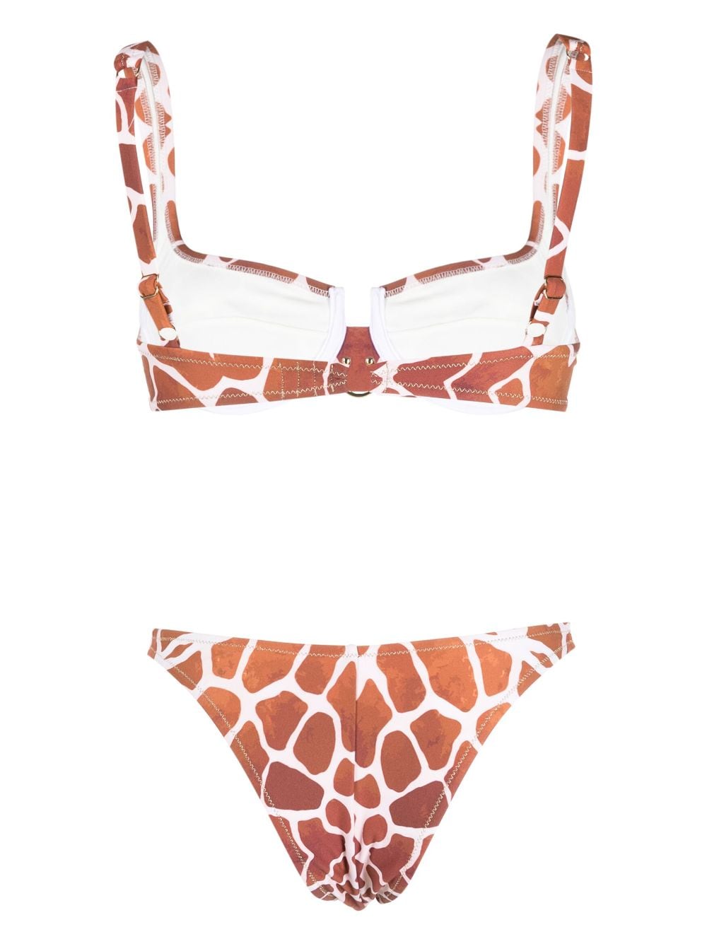 Buy Reina Olga Brigitte mix-print bikini set (BRIGITTE SET)