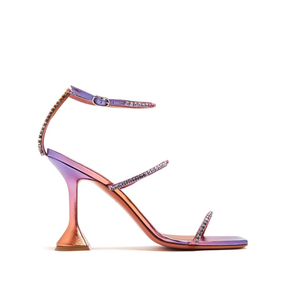 Amina Muaddi - Gilda 95mm crystal-embellished sandals