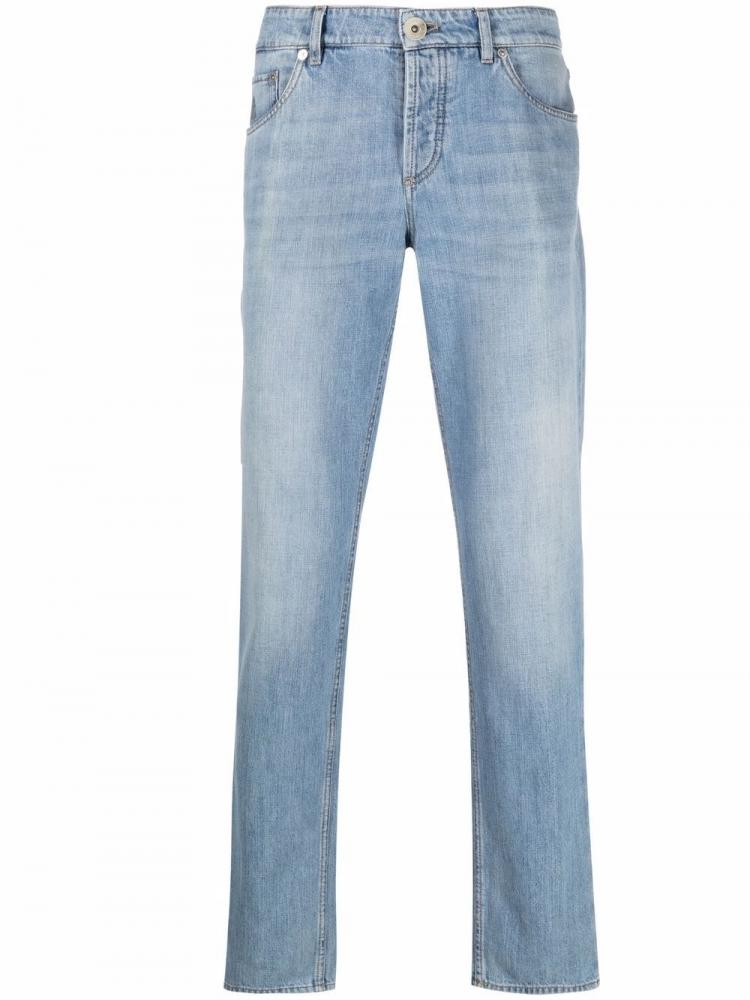 Brunello Cucinelli - slim-cut denim jeans