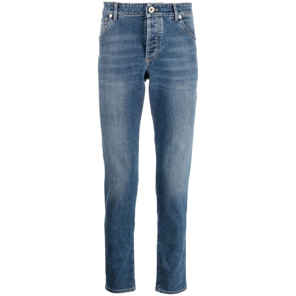 Brunello Cucinelli - faded wash skinny jeans