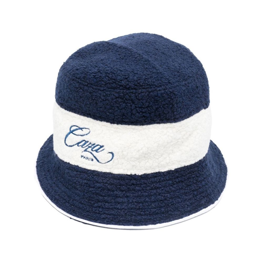 Casablanca - logo-embroidered bucket hat