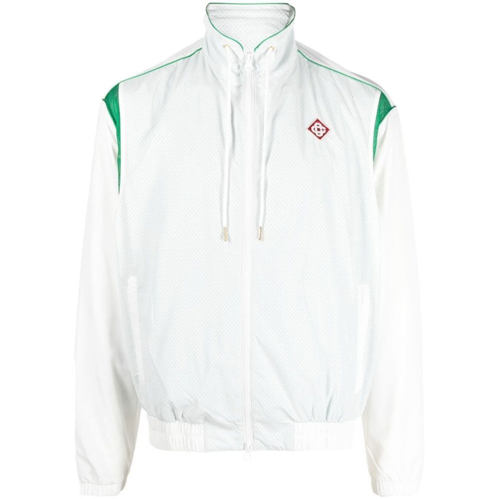 Casablanca - perforated panelled track jacket
