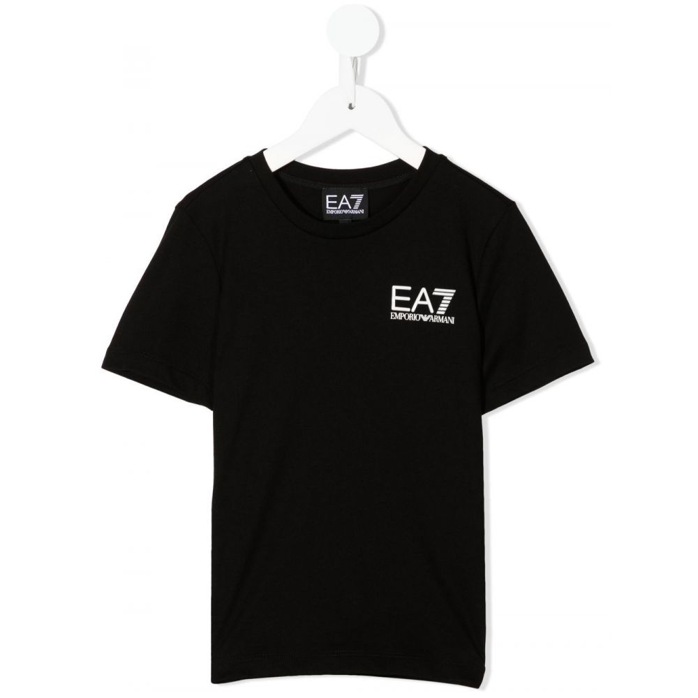 EA7 Kids - chest logo-print detail T-shirt