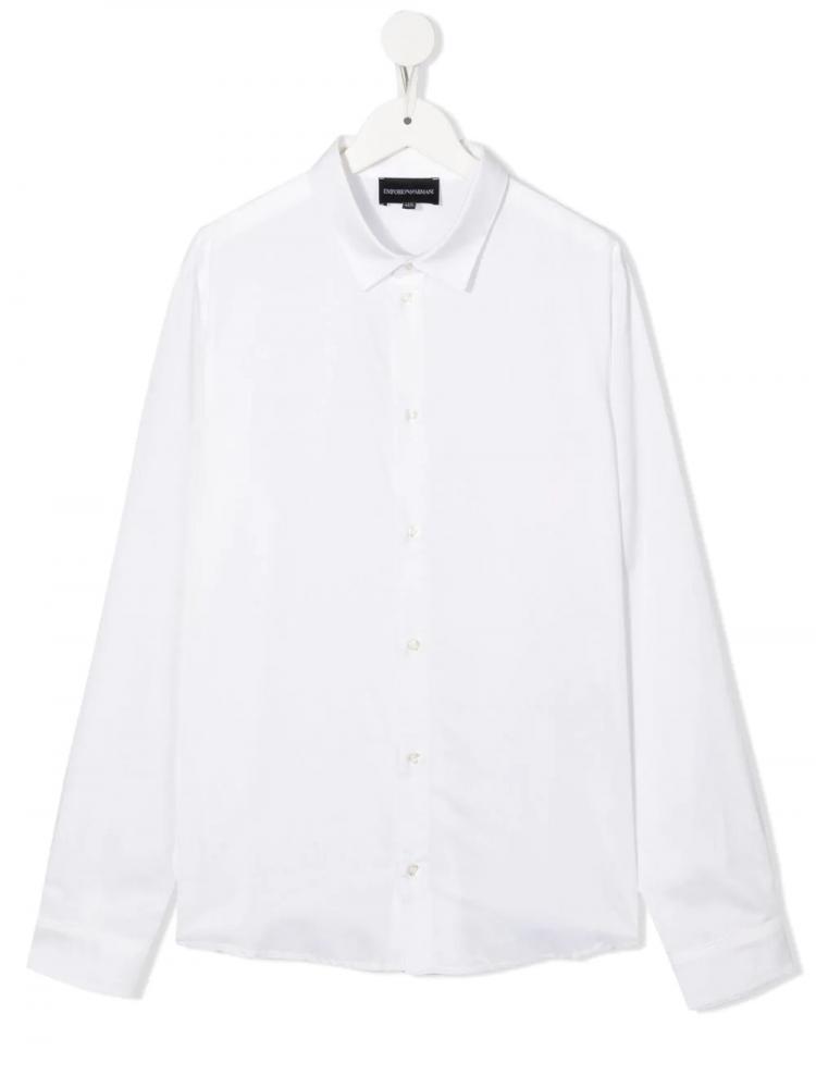 Emporio Armani Kids - long-sleeved cotton shirt
