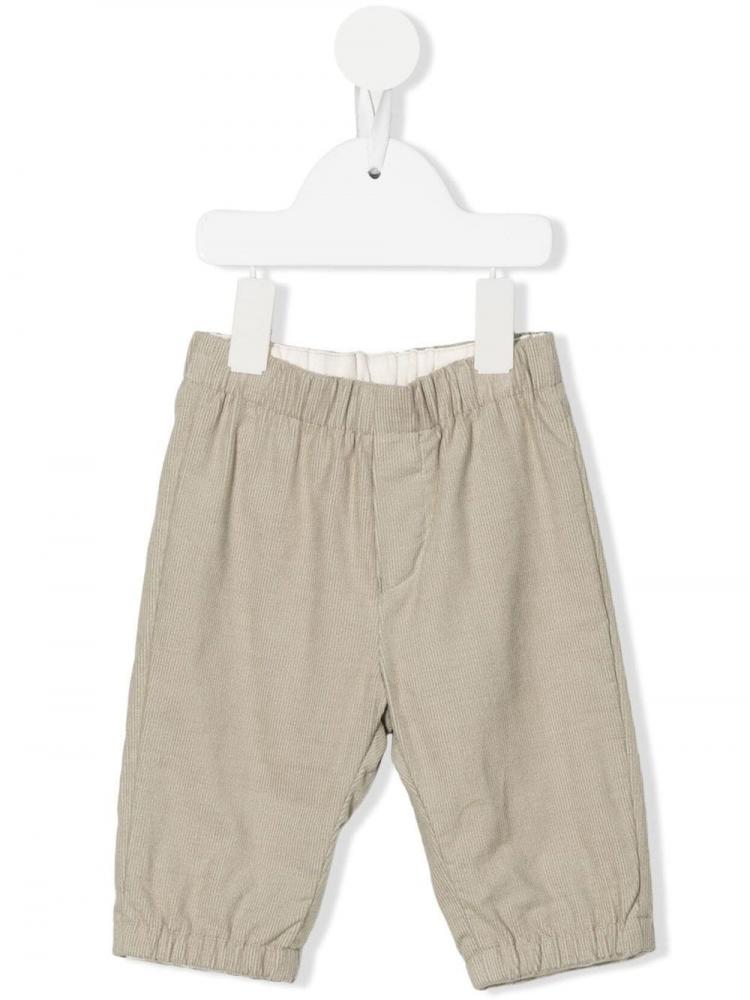 Emporio Armani Kids - elasticated-waist ribbed trousers