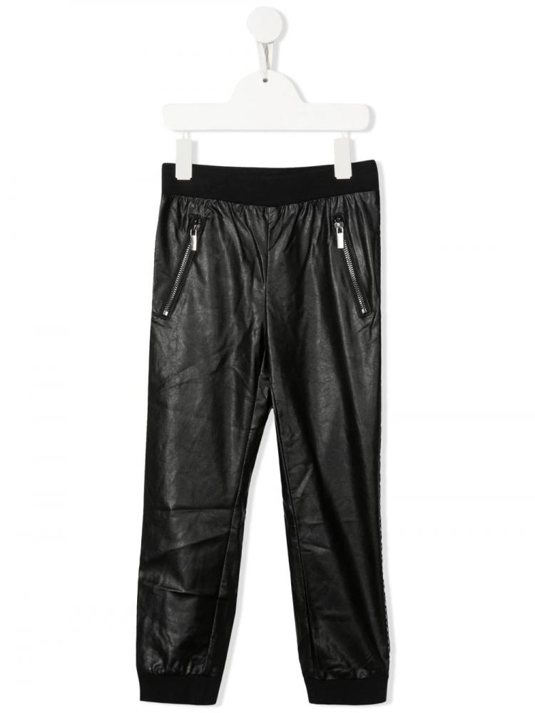 Ermanno Scervino Kids - faux leather trousers