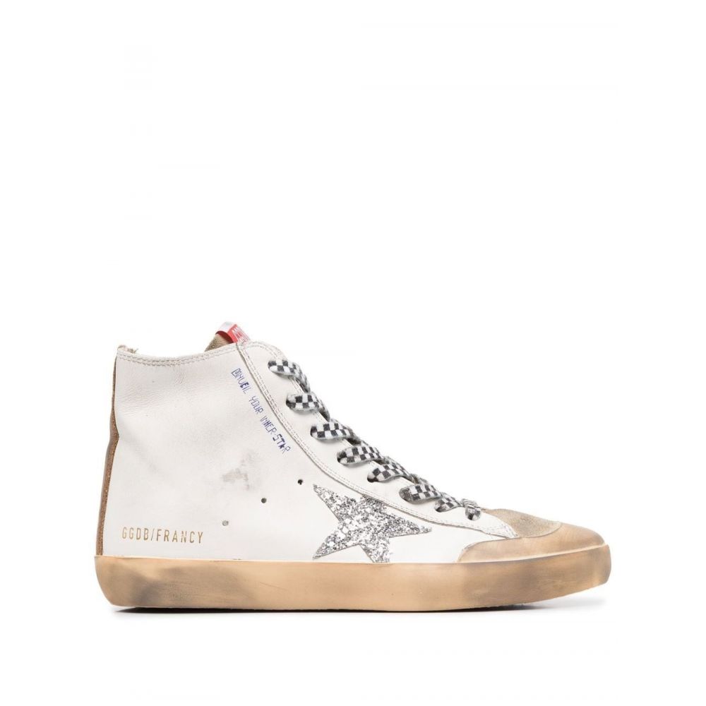 Golden Goose - high-top leather sneakers