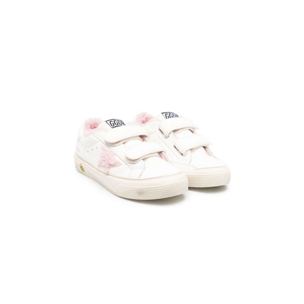 Golden Goose Kids - Super-star touch-strap sneakers
