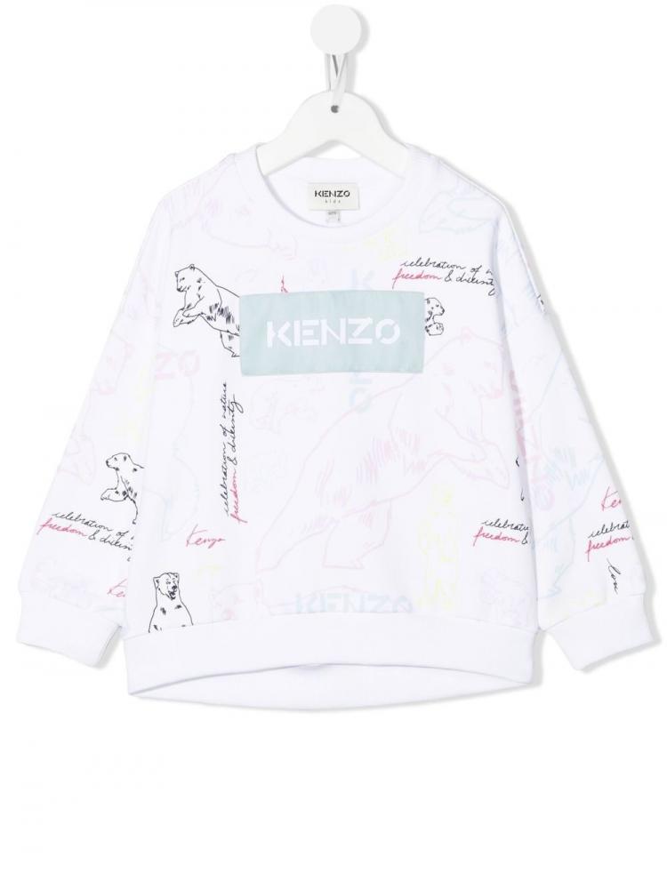 Kenzo Kids - Nova logo-print sweatshirt