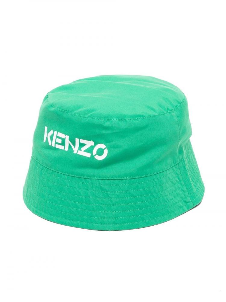 Kenzo Kids - logo-print reversible bucket hat