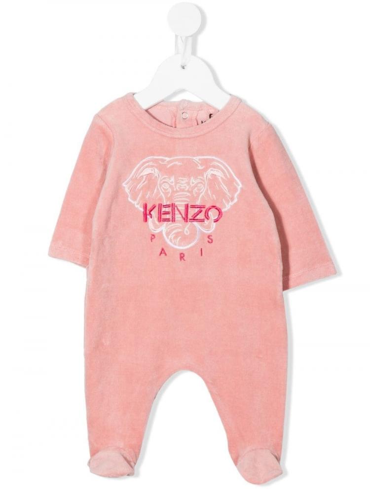 Kenzo Kids - embroidered-logo babygrow set