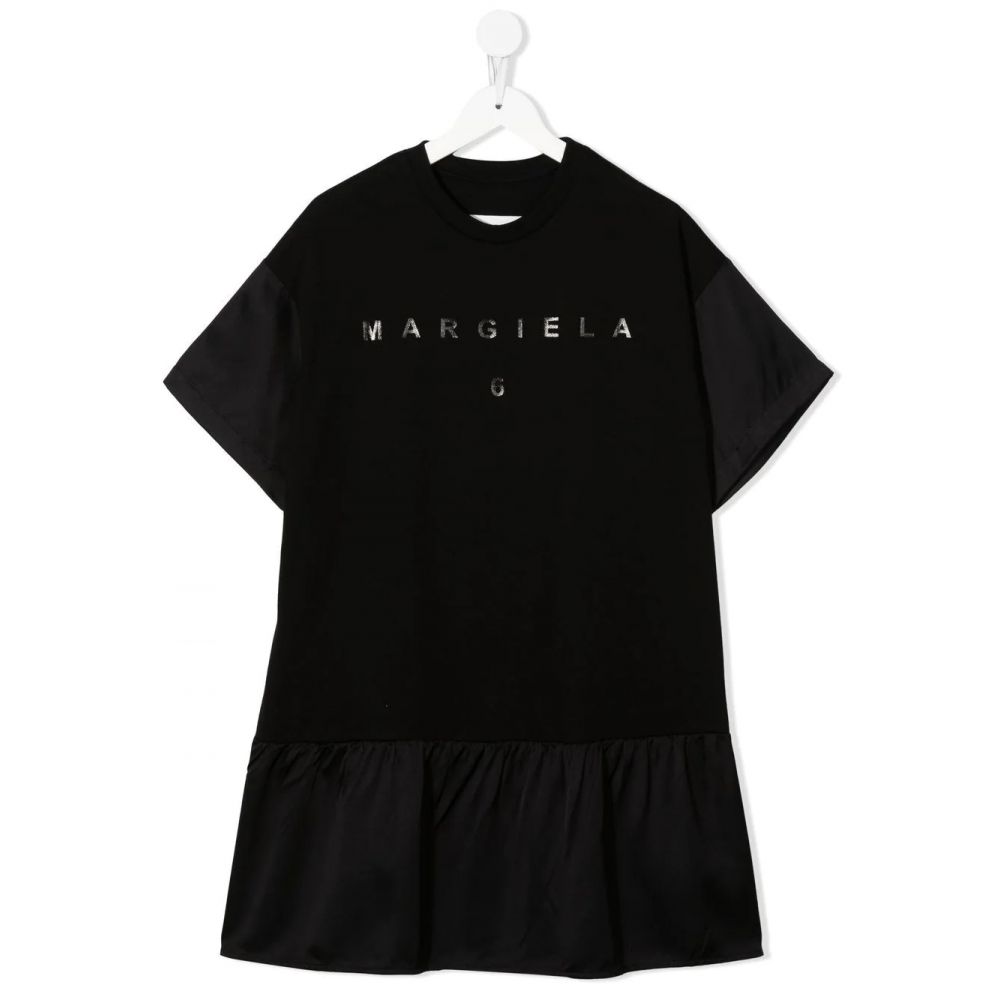 MM6 Kids - logo-print T-shirt dress