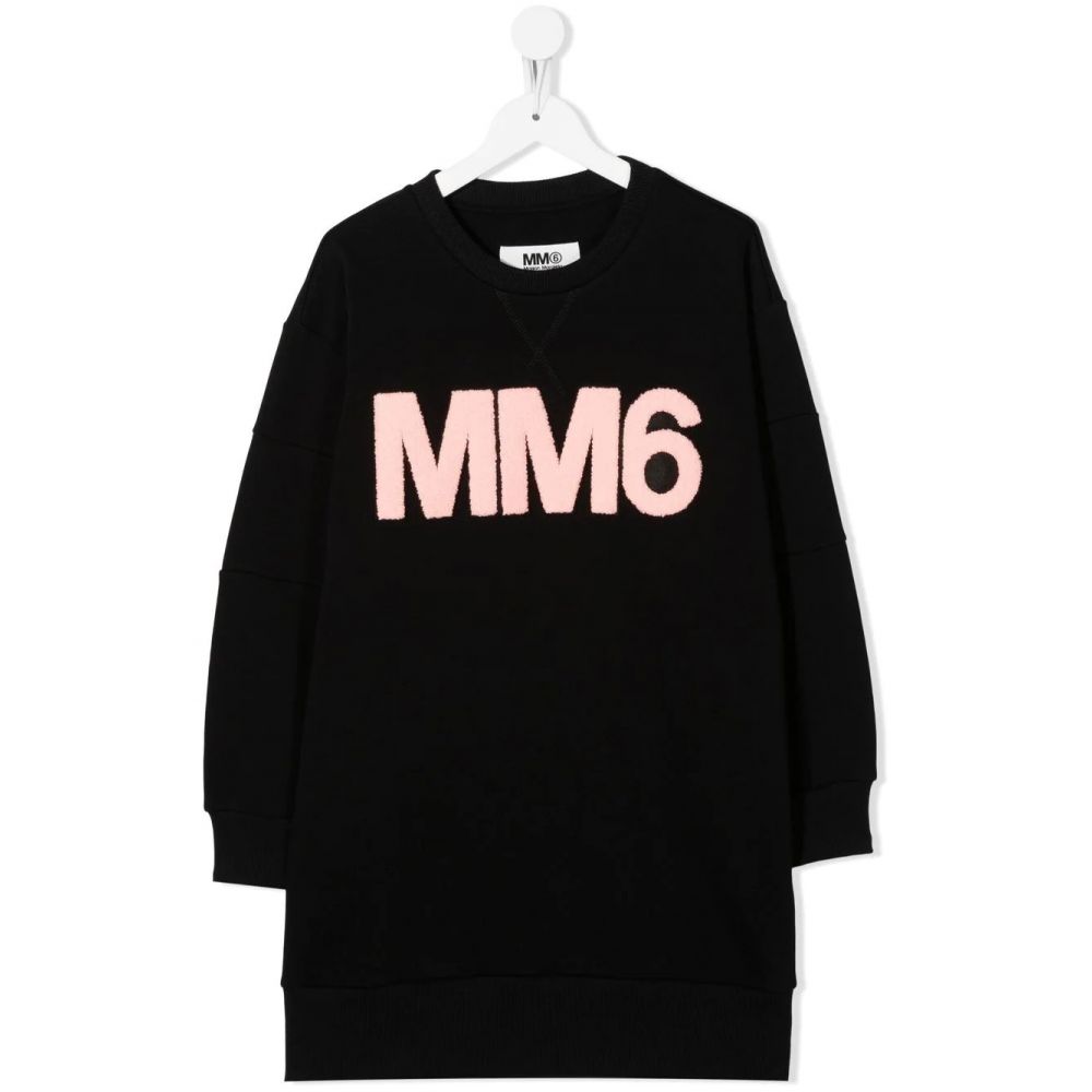MM6 Kids - logo-print sweatshirt dress