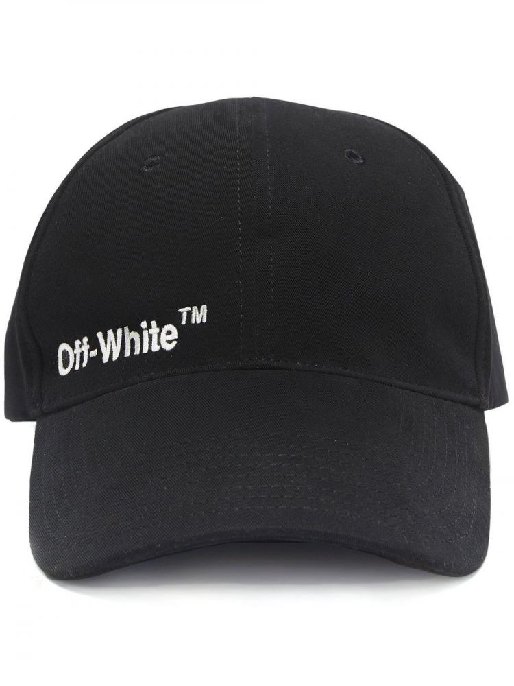 Off-White - logo-print six-panel cap