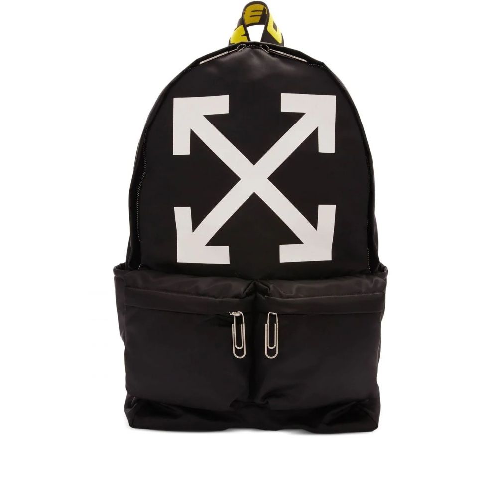 Off-White - Arrows-print zip-up backpack