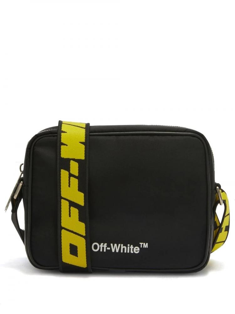 Off-White - logo-print shoulder bag